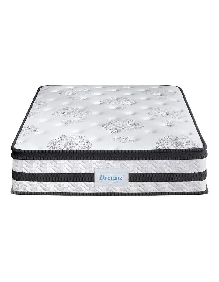 Medium Firm Super King Spring Mattress in White