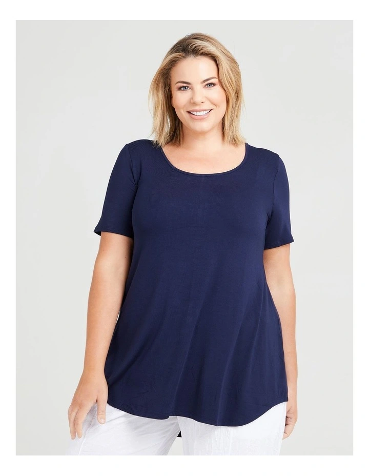 Bamboo Base Short Sleeve Top