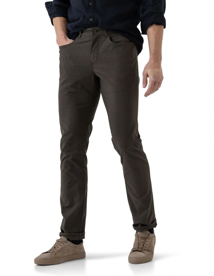 Gunn Straight Fit Jean Regular Leg in Forest