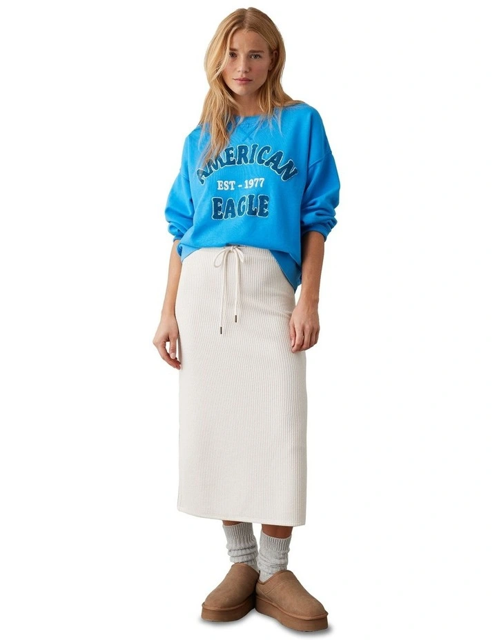 Funday Graphic Sweatshirt in Sapphire Mist