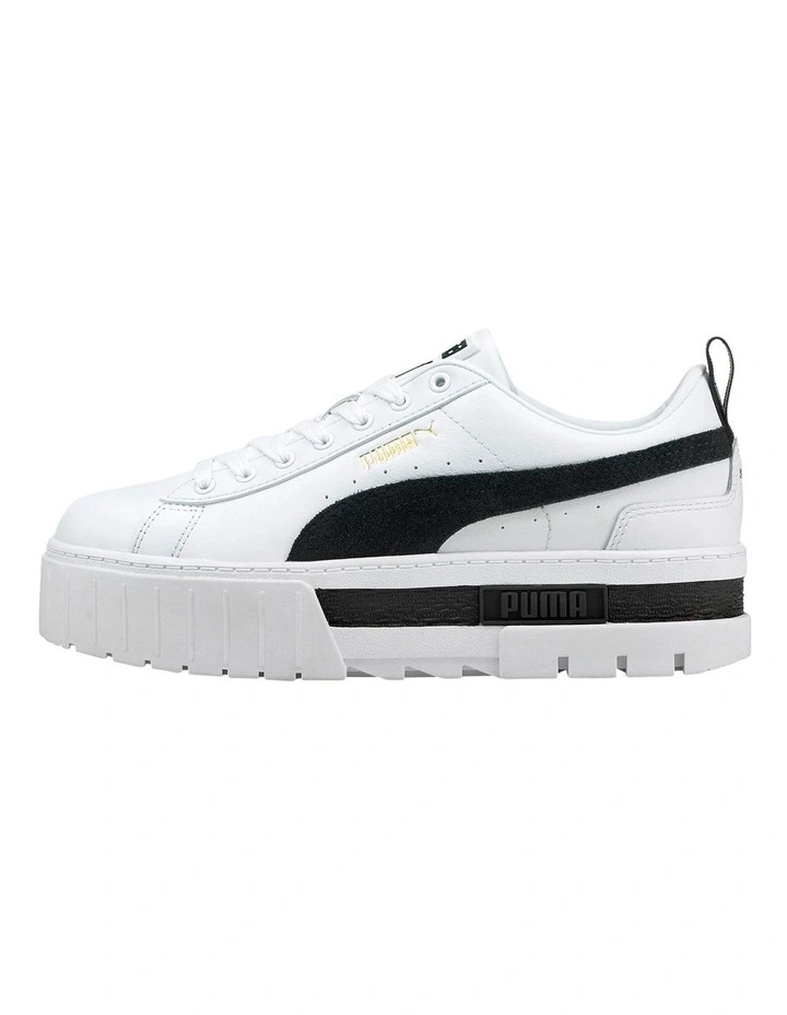 Mayze Leather Shoes In White