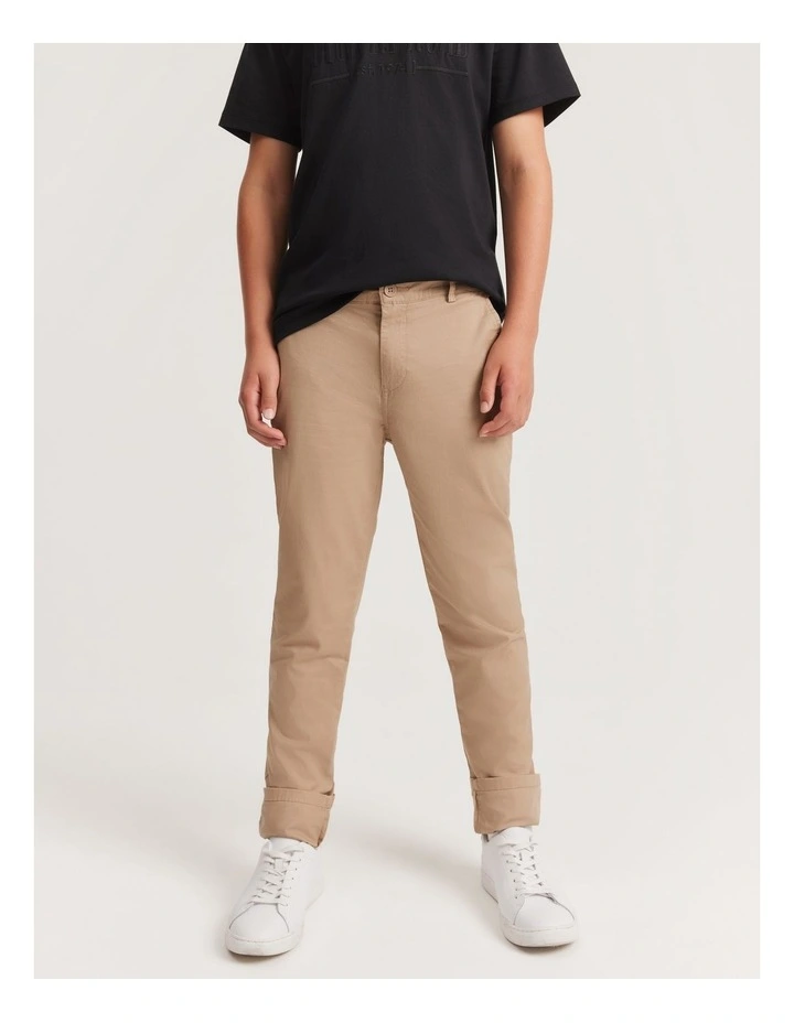 Teen Chino Pant in Sandstone