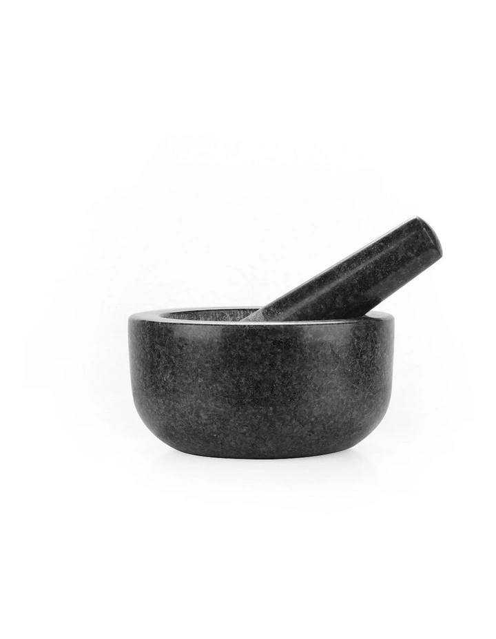 Mortar And Pestle 16cm in Dark Granite