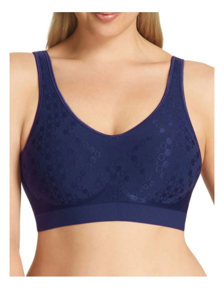 Play Comfort Revolution Dot Wirefree Bra in Navy