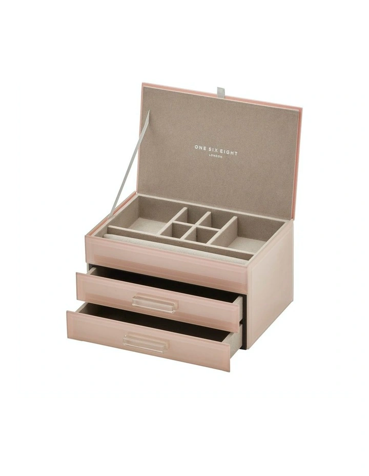 Gabriella Blush Medium Jewellery Box
