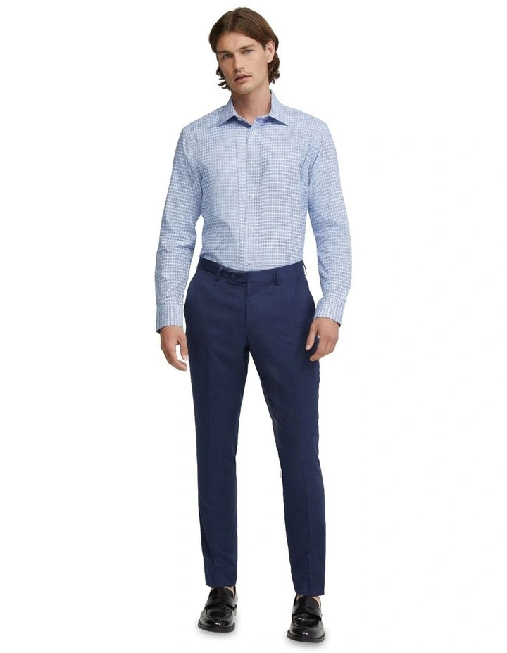 Islington Dobby Shirt in Blue