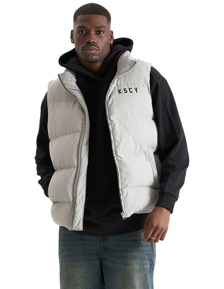 Paloma Puffer Vest in Pigment Paloma