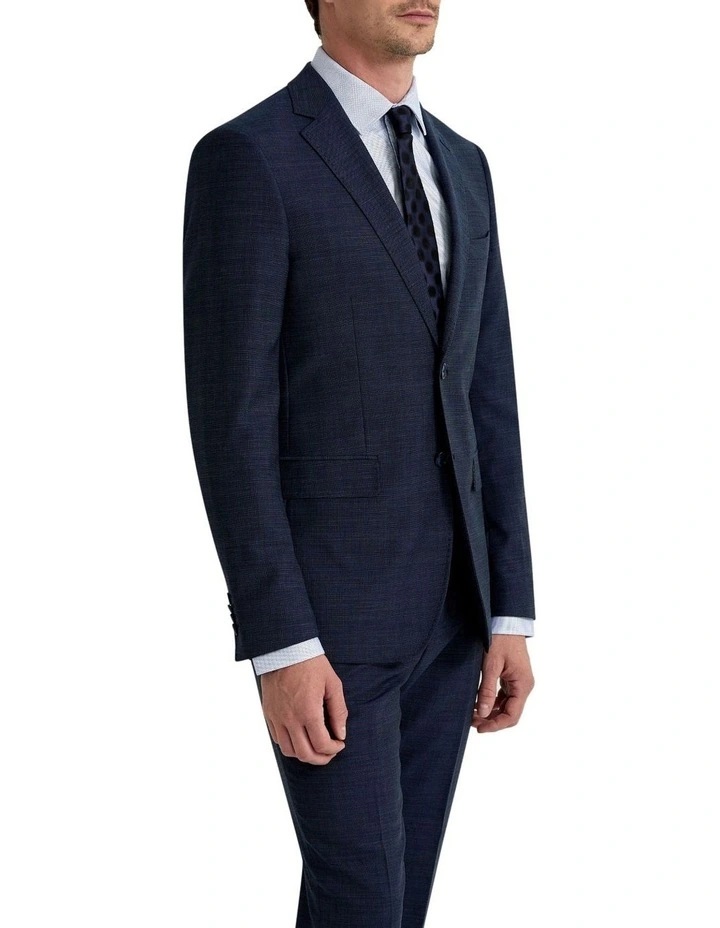 Auden Wool Stretch Suit Jacket in Blue
