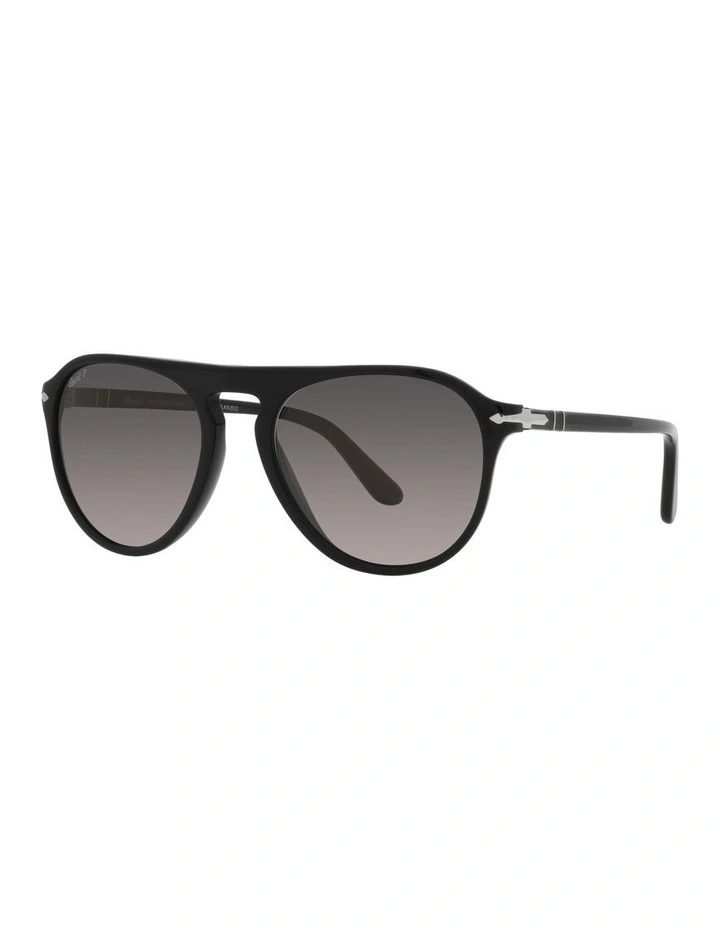 0PO3302S Polarised Sunglasses In Black