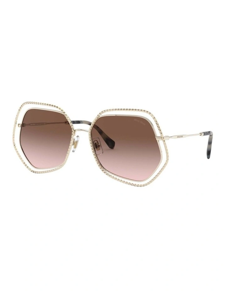 MU 58VS Special Project Gold Sunglasses