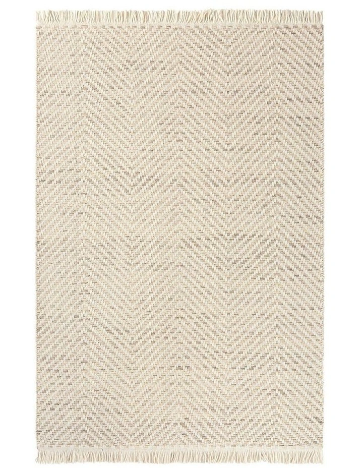 Atelier Twill Rug 49201 in Beige