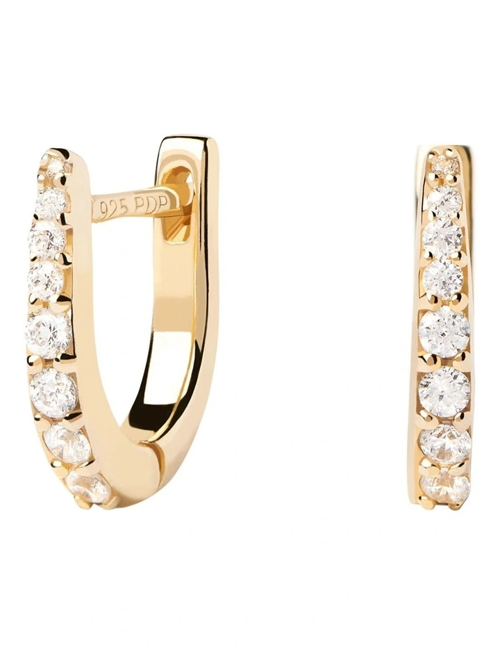 Stare Earrings in Gold