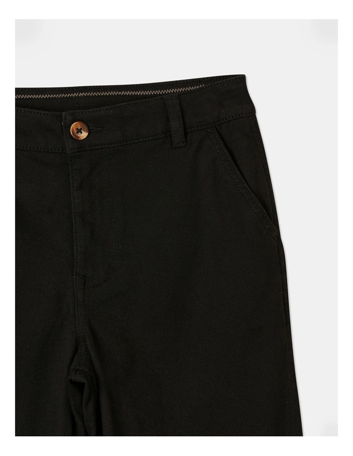 5 Pocket Chino in Black