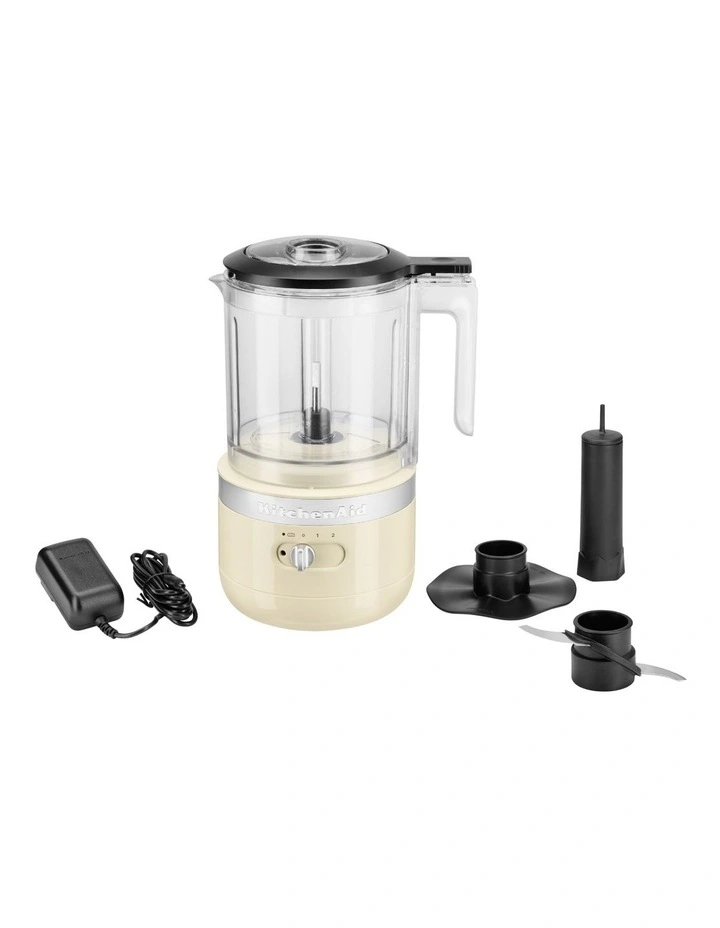 Cordless 5 Cup Food Chopper Almond Cream KFC519AAC