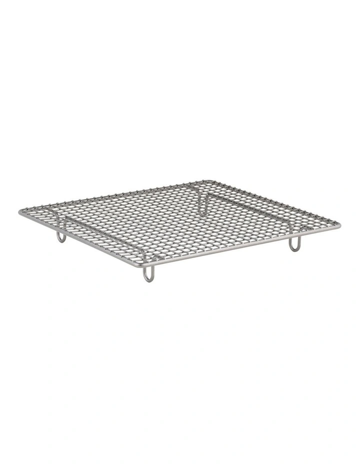 BakerMaker Non-Stick Cooling Tray 26x23cm in Silver