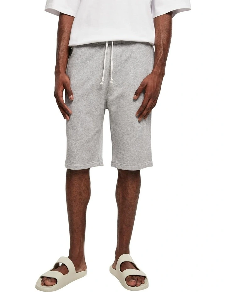 Low Crotch Sweatshorts in Grey
