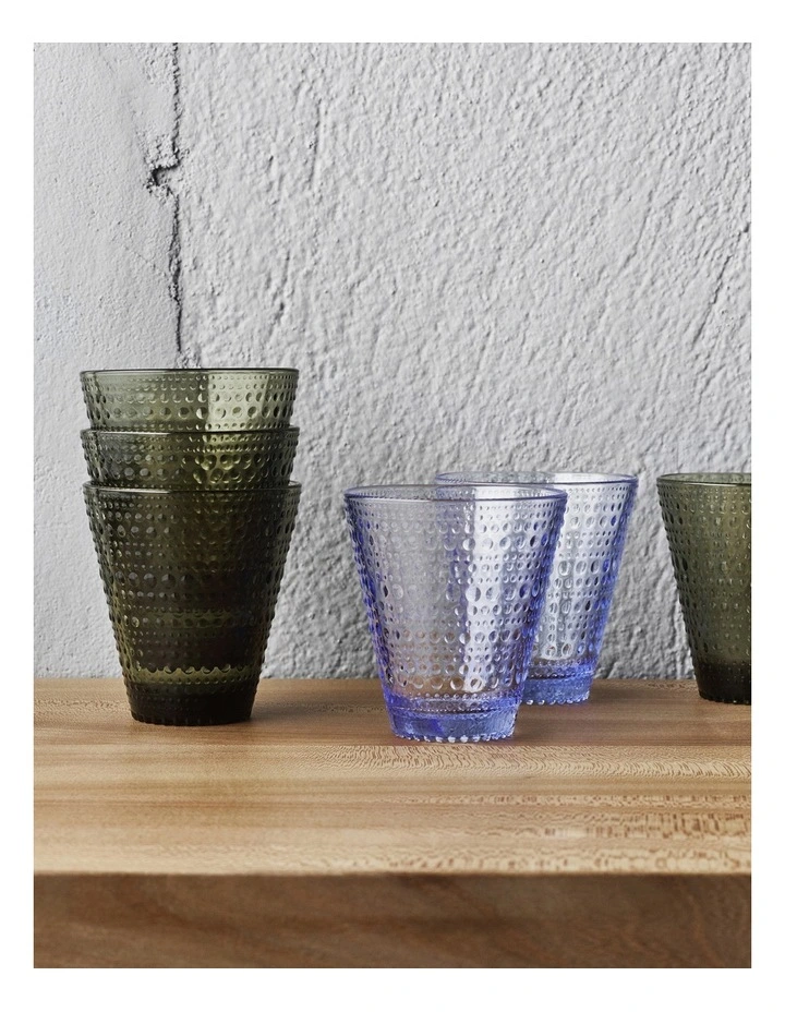 Kastehelmi Set of 2 Tumbler Aqua