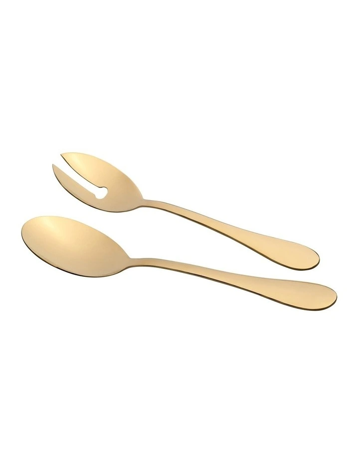 Albany Salad Servers 2 Piece Set in Gold