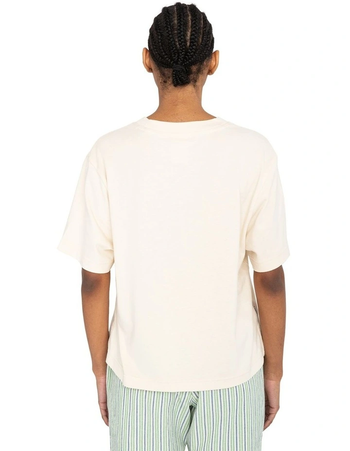 Short Sleeves T-shirt in Beige