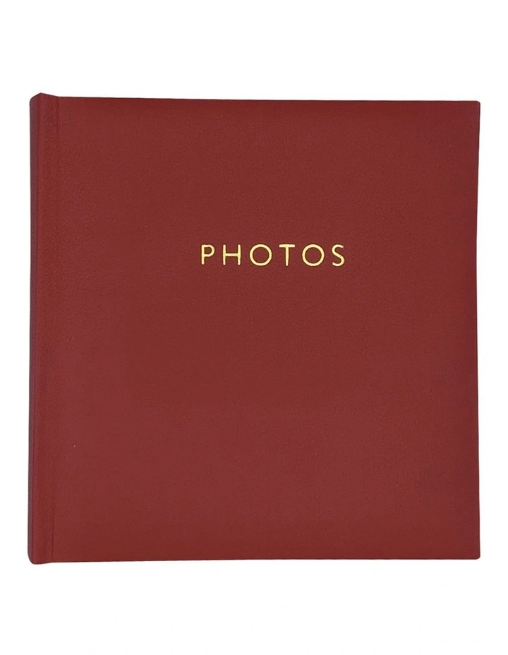 Havana Photo Album 200 Photo Capacity in Red
