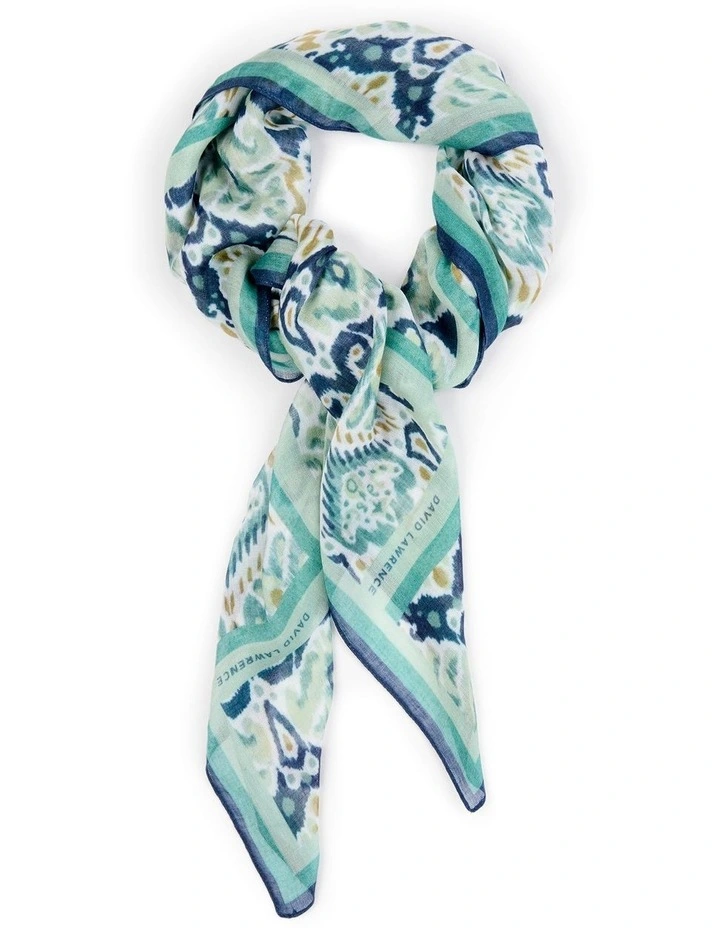 Ramona Modal Scarf in Mint Multi