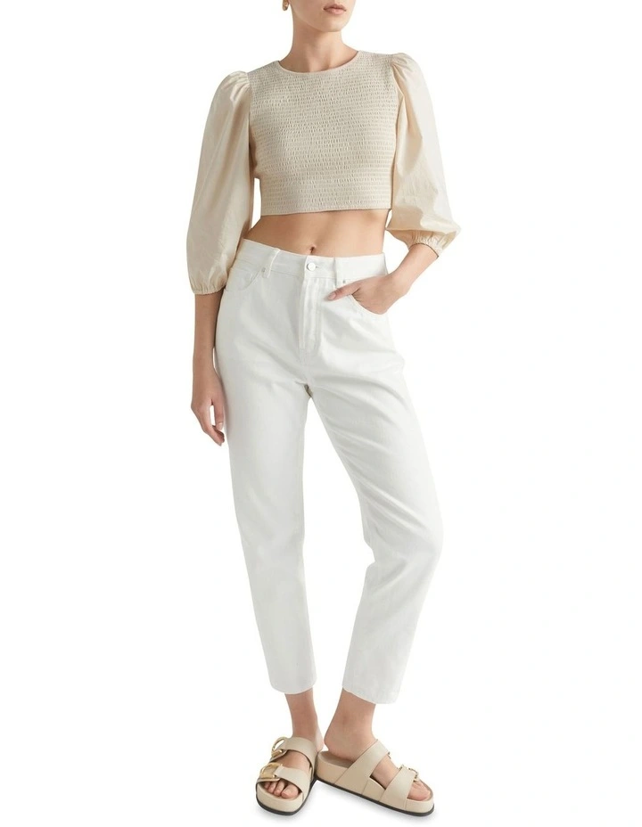 Shirred Bodice Tee