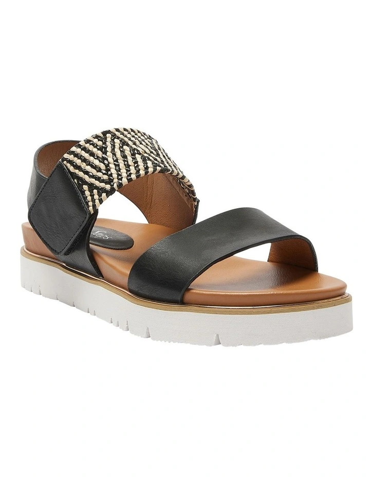 Sunset Sandals in Black Multi