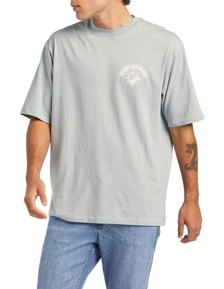 Sun Hit Tee in Slate Blue