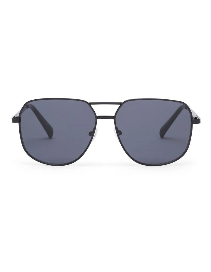Monaco Aviator Sunglasses in Black