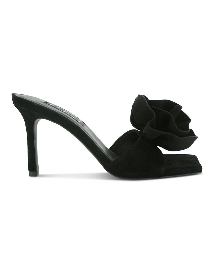 Harlow Heeled Sandals in Ebony