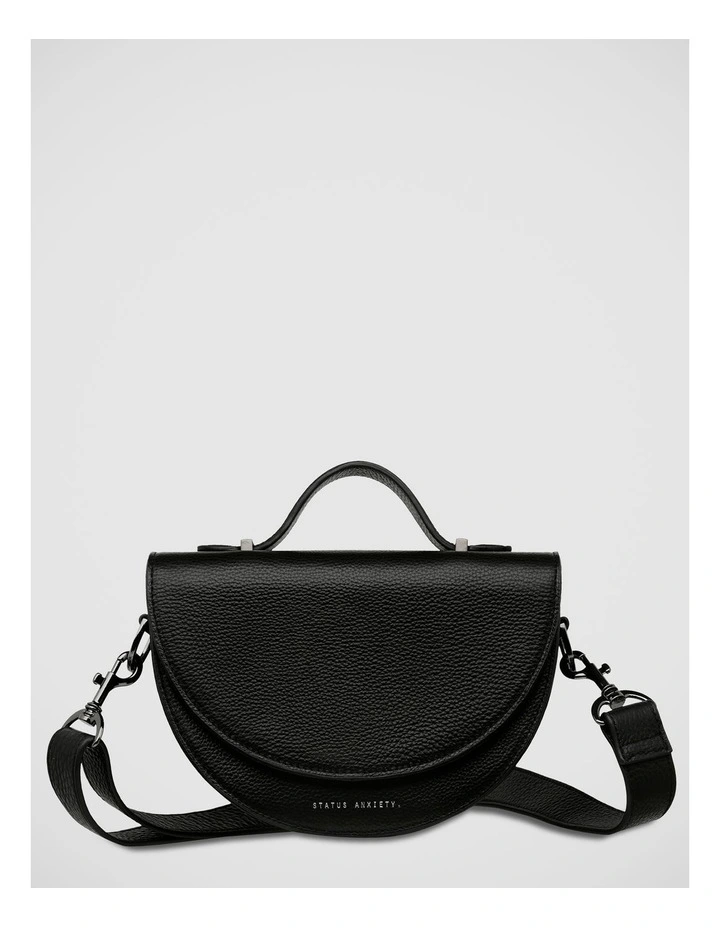All Nighter Saddle Crossbody Bag in Black