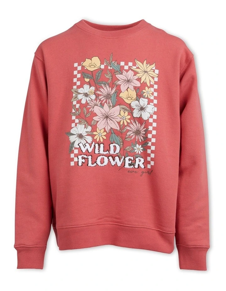 Wild Flower Crew (8-16 Years) in Rose