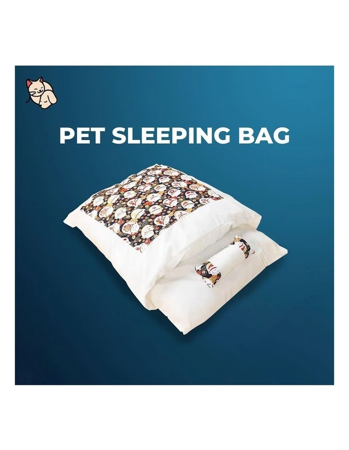 Soft Warm Pet Sleeping Bag in Multi