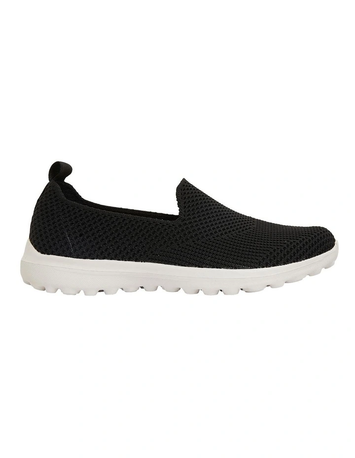 Peak Black Stretch Sneakers