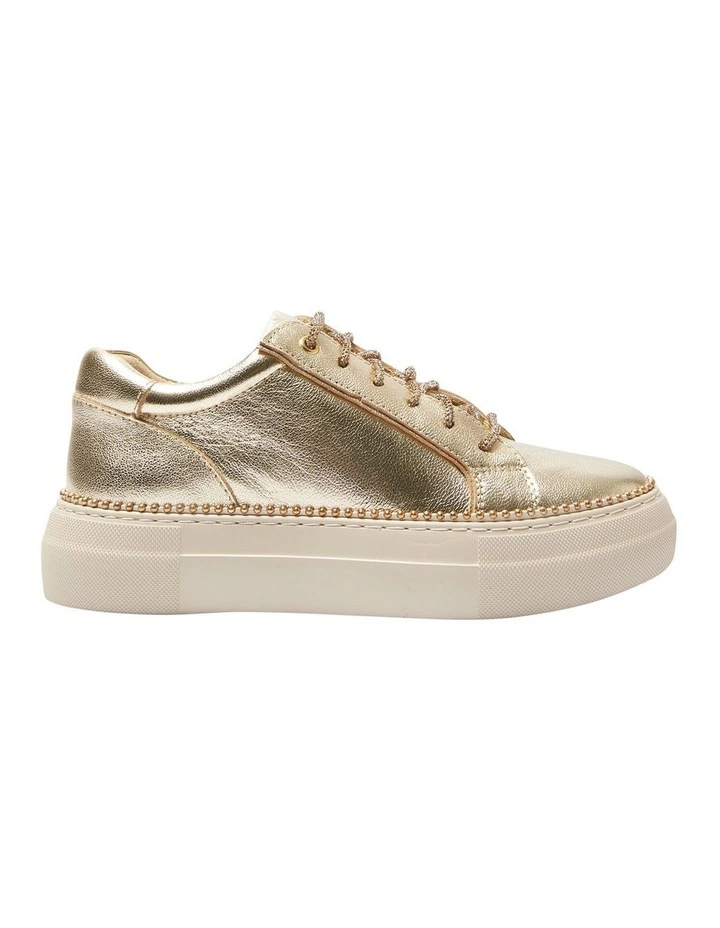 Persia Sneakers in Gold Leather
