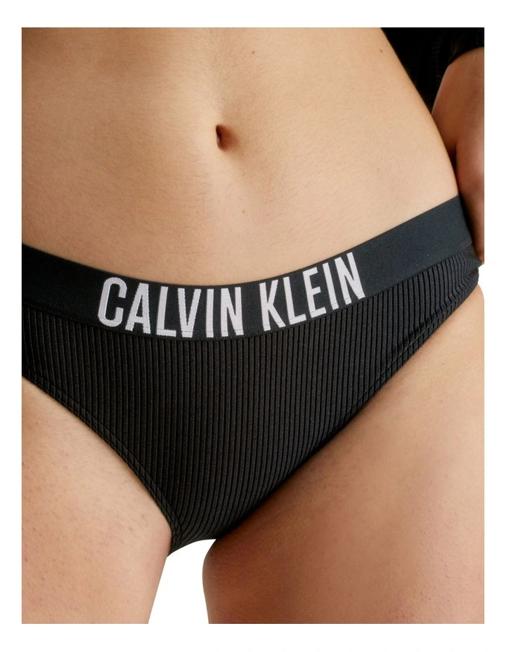 Intense Power Rib Classic Bikini in Pvh Black