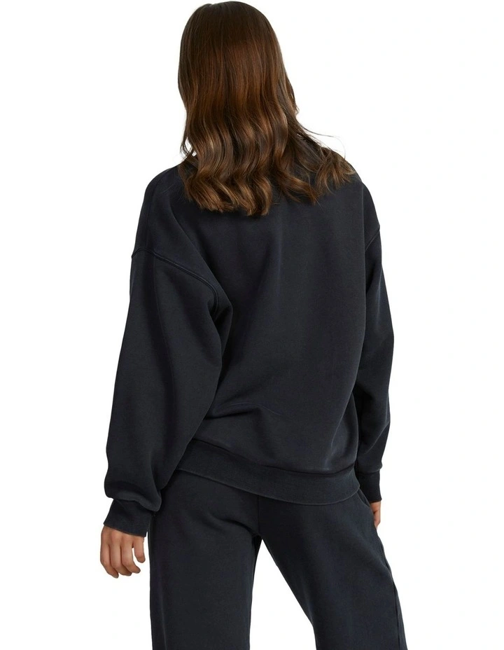 Into The Night Long Sleeve Sweatshirt in Anthracite