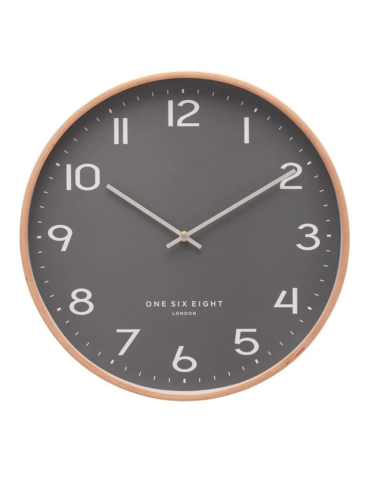 OLIVIA Wall Clock 41cm in Grey