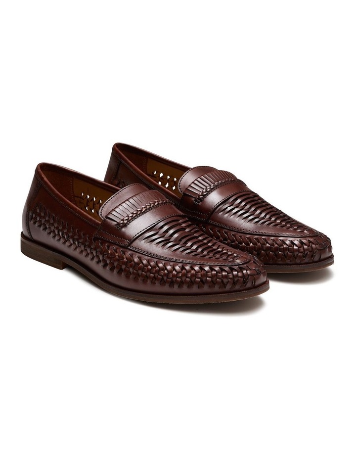 Tyson Leather Casual Shoes in Brown