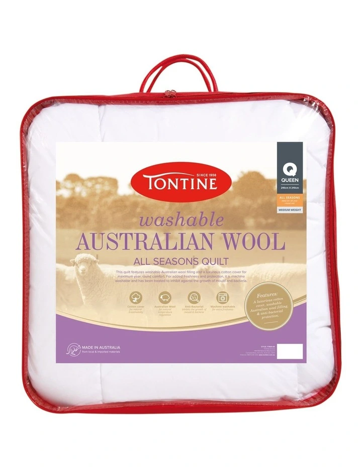 Washable Wool All Seasons Quilt
