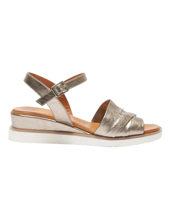 Dawn Sandals in Pewter Metallic