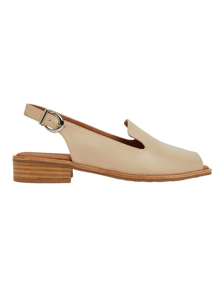 Delaney Sandals in Neutral Leather