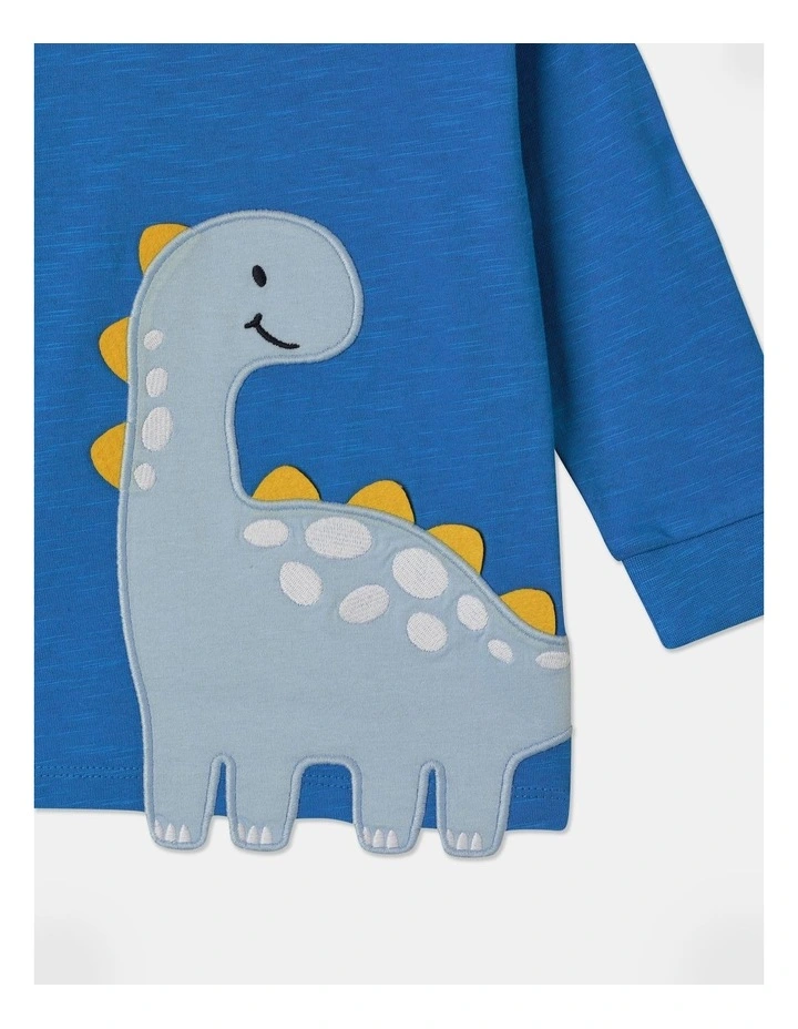 3D Novelty T-shirt in Bright Blue