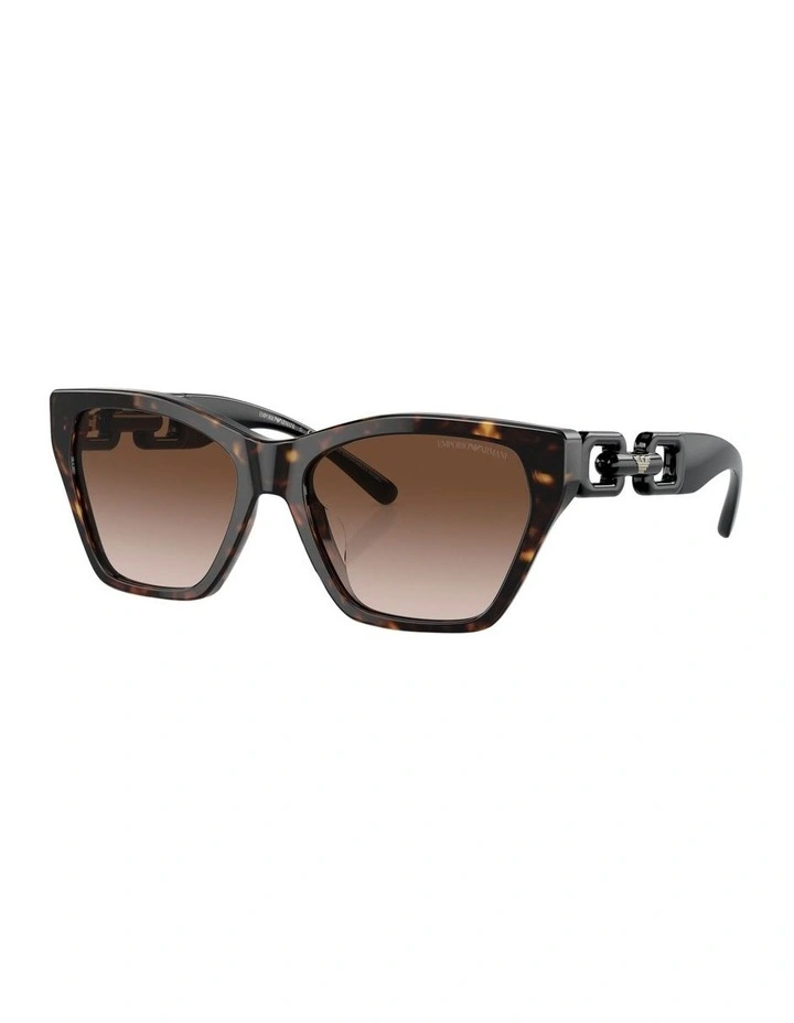Tortoise EA4203U Sunglasses in Brown