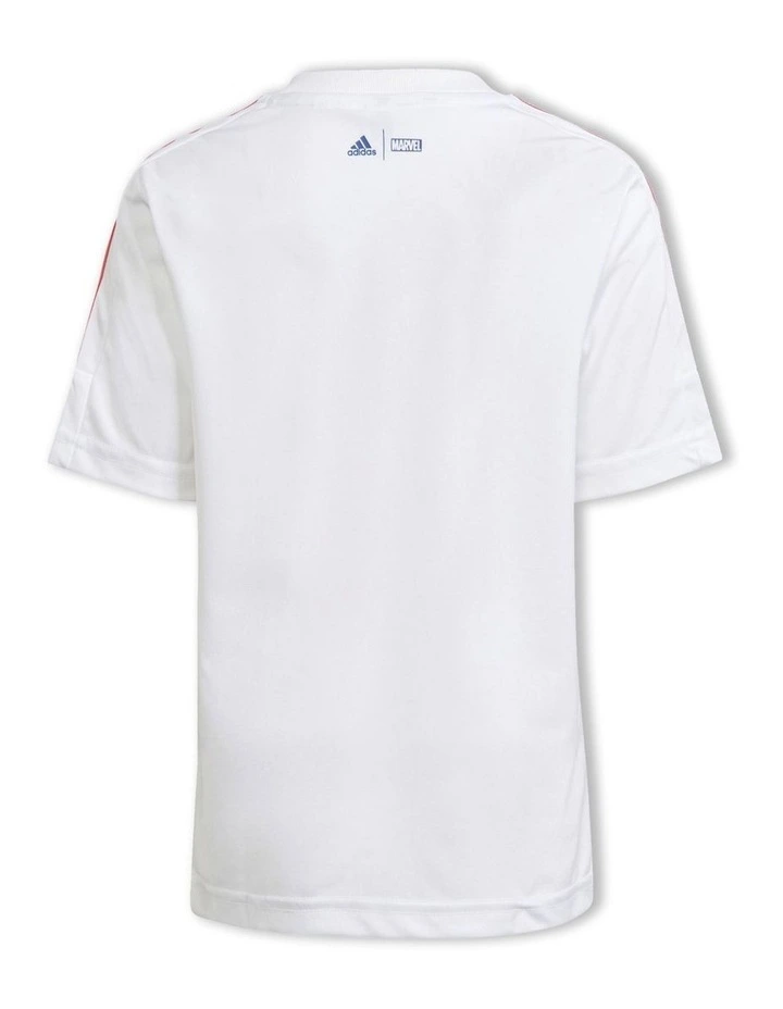 X Marvel Avengers T-shirt in White/Bright Red