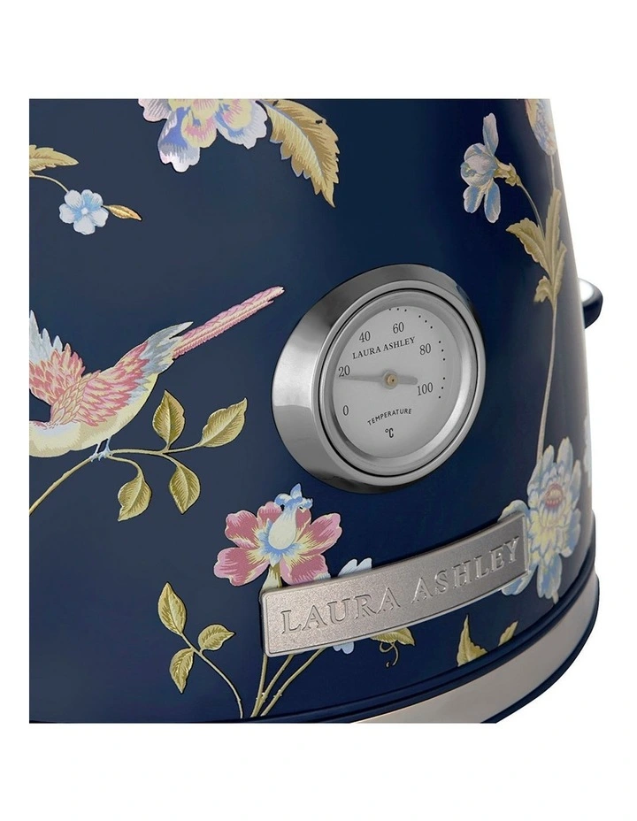 Elveden 1.7L Kettle & 2 Slice Toaster in Blue/Silver