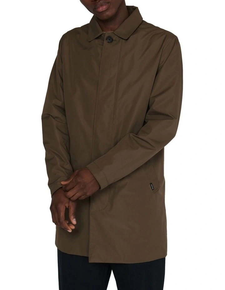 Miles Mac Coat in Brown
