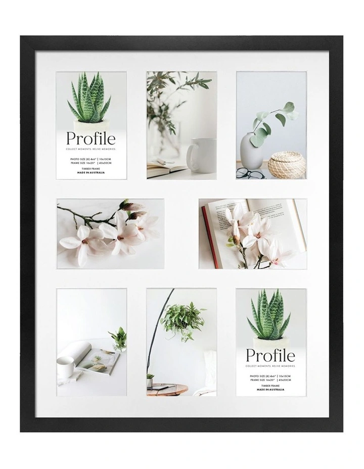 Decorator Photo Frame 40x50/10x15 in Black