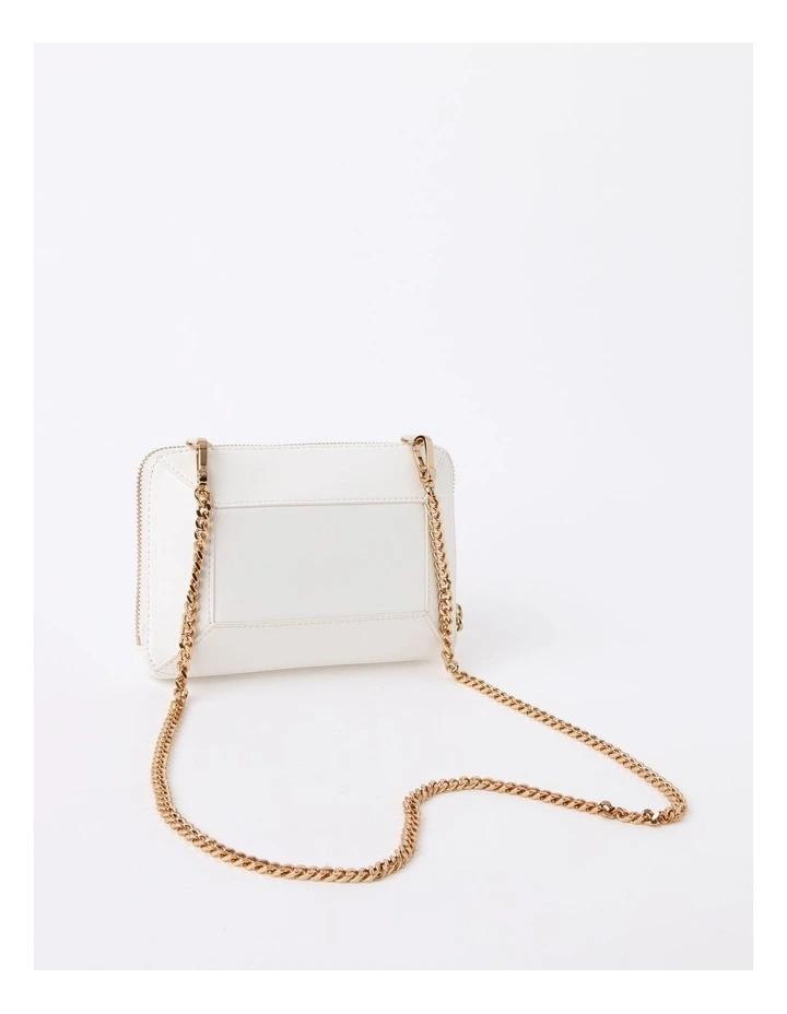 Georgette Small Crossbody in Winter White