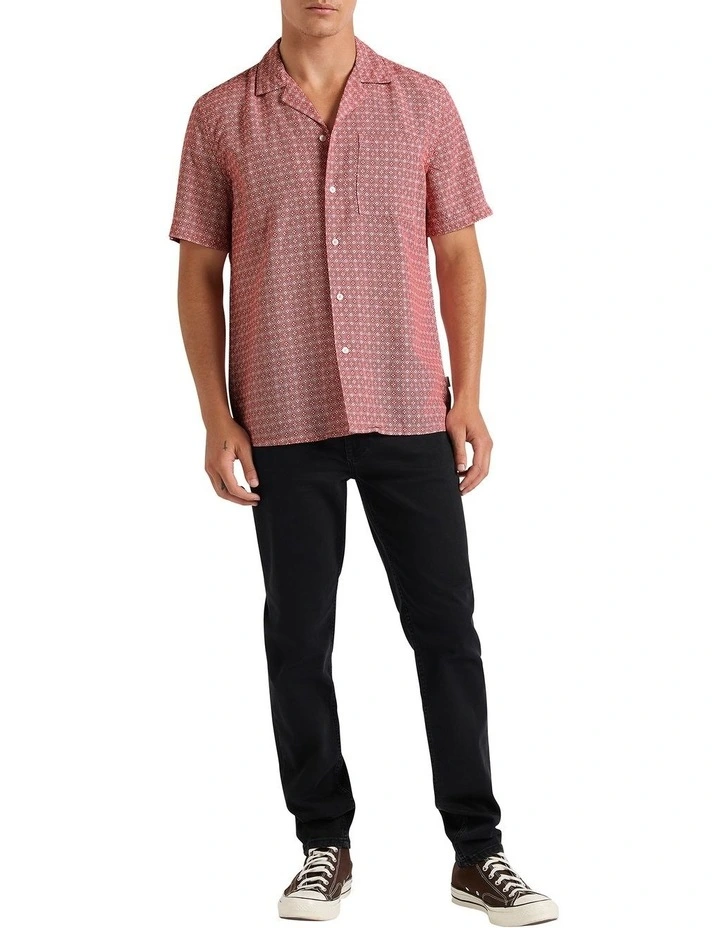 Once in A Tile Shirt in Sunburn Multi